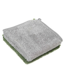 Салфетка для уборки с ворсом VETTA, с петелькой, 30x30 см, микрофибра 500г/м2, 2 цвета