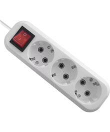 Удлинитель сетевой Defender L330 16A ,7м с заземлением, выкл