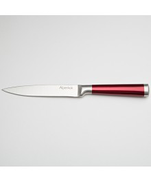 Нож Alpenkok AK-2080/D Универсальный из нерж стали с красной ручкой "Burgundy" 5" (12,7см) (12) оптом. Набор кухонных ножей в Новосибирске оптом. Кухонные ножи в Новосибирске большой ассортимент