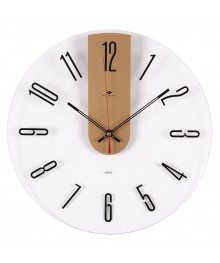 Часы настенные СН 4041 - 003 прозрачные d-39 см, открытая стрелка "Стиль золото" (5)астенные часы оптом с доставкой по Дальнему Востоку. Настенные часы оптом со склада в Новосибирске.