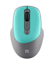 Мышь Defender беспр Feam MМ 296 мятный,4D, 800-1600 dpi,бесшумн