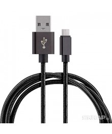 Кабель USB - TYPE C  Energy ET-25, цвет - черный