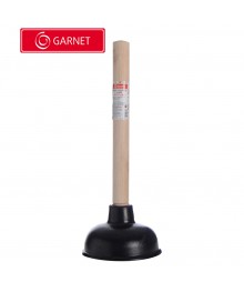 Вантуз GARNETGR-YYT6203 чёрный, деревянная ручка, диаметр 11 см, общая длина 28 см