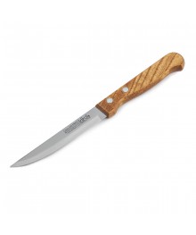 Нож LARA LR05-37 универсальный 10.1см/4", деревянная буковая ручка, сталь 8CR13Mov 1 мм, (блистер) оптом. Набор кухонных ножей в Новосибирске оптом. Кухонные ножи в Новосибирске большой ассортимент