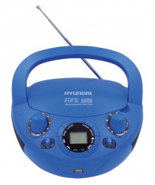 Магнитола Hyundai H-PCD220 синий (2Вт CD/CDRW MP3 FM(dig) USB)кой по Дальнему Востоку. Большой каталог музыкальных центров оптом с доставкой по Дальнему Востоку.