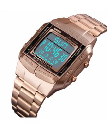 Часы наручные Skmei 1381 золотоку. Большой выбор наручных часов оптом со склада в Новосибирске.  Ручные часы оптом по низкой цене.