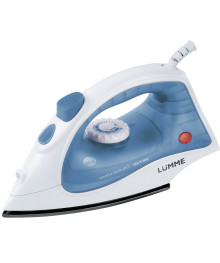 Утюг LUMME LU-1129 светлый аквамарин (1200Вт, поверхность тефлон, отпаривание) 12/уп