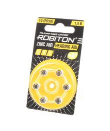 Бат ZA 10 ROBITON HEARING AID R-ZA10-BL6 10 PR70 DA230  (для слух аппар,BL-6, 1.4V,уп. 60шт)