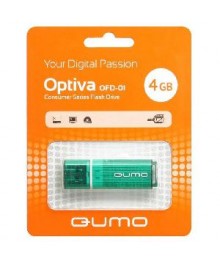 USB2.0 FlashDrives 4Gb QUMO Optiva 01 зелёныйовокузнецк, Горно-Алтайск. Большой каталог флэш карт оптом по низкой цене со склада в Новосибирске.