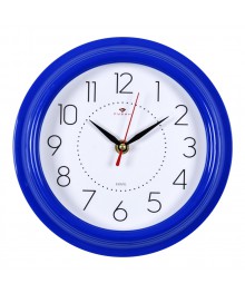 Часы настенные СН 2121 - 299Bl синие Классика круглые (21x21) (10)астенные часы оптом с доставкой по Дальнему Востоку. Настенные часы оптом со склада в Новосибирске.