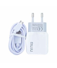 Блок пит USB сетевой MUJU MJ-A02 белый (5B, 2*USB, 2400mA, + кабель microUSB - 1м))USB Блоки питания, зарядки оптом с доставкой по России.