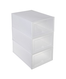 Контейнеры для обуви VETTA, пластик, размер одного контейнера 33x23x14см, 3шт