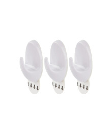 Крючки самоклеящиеся ABS 3х5 см, 3 шт