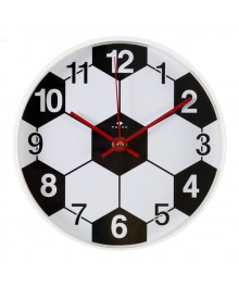 Часы настенные СН 2019 - 108 Футбольный мяч круглые (20х20) (10)астенные часы оптом с доставкой по Дальнему Востоку. Настенные часы оптом со склада в Новосибирске.