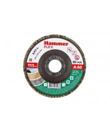 Диск лепестковый торцевой Hammer Flex SE 213-018 115 Х 22 Р 40 тип 1 КЛТАлмазные диски оптом со склада в Новосибирске. Расходники для инструмента оптом по низкой цене.