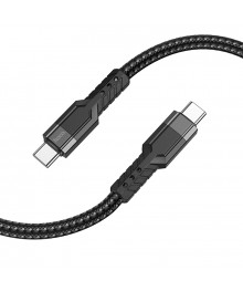 Кабель Type-С - Type-C HOCO U110 Черный  PD60W, 1.2м