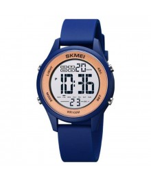Часы наручные Skmei 1758 синиеку. Большой выбор наручных часов оптом со склада в Новосибирске.  Ручные часы оптом по низкой цене.