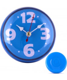 Часы настенные MAX-9787-1 "Фантазия-1" (8,5*8,5*4,5см, синие на присоске, круглые)астенные часы оптом с доставкой по Дальнему Востоку. Настенные часы оптом со склада в Новосибирске.
