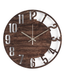 Часы настенные СН 3502 - 001 деревянные, d=35см, открытая стрелка, "Легкость" (10)