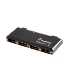 USB - Xaб SmartBuy 4 порта (SBHA-6110-K) Blackдаптер с доставкой по Дальнему Востоку. Большой каталог USB разветвителей со склада в Новосибирске.