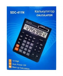 калькулятор  SDC-411N (12 разрядов, настольный)