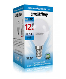 Эл. лампа светодиодная  Smartbuy P45-12W/6000/E14 (SBL-P45-12-60K-E14)