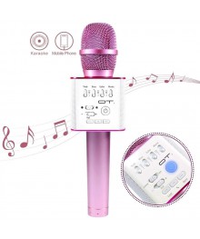 Микрофон OT-ERM05 фиолетовый (Q9) для караоке беспроводной (Bluetooth, динамики, USB)ада. Большой каталог микрофонов для караоке RITMIX, Defender оптом с доставкой по Дальнему Востоку.