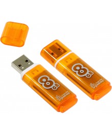 USB2.0 FlashDrives 8Gb Smart Buy  Glossy series Orange (SB8GBGS-Or)овокузнецк, Горно-Алтайск. Большой каталог флэш карт оптом по низкой цене со склада в Новосибирске.