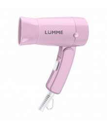 Фен LUMME LU-1055 розовый опал (1200Вт, 2реж, складн ручка, концентр) (10/уп)