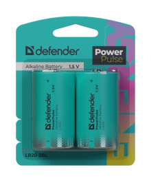 Бат LR20          Defender ВL-2 D в блистере 2шт PowerPulse