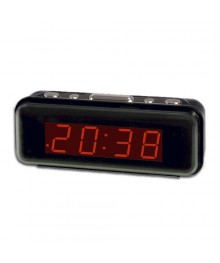часы настольные VST-738/1 (красный), , р-р цифр 2,3 смстоку. Большой каталог будильников оптом со склада в Новосибирске. Будильники оптом по низкой цене.