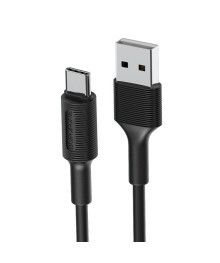 Кабель USB - TYPE C  BOROFONE BX1 EzSync  1 метр, 2A, ПВХ, чёрный