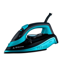 Утюг BRAYER 4019BR, 2400 Вт, керамич, пар 140 г/мин, автооткл, 320 мл, верт отпарив.