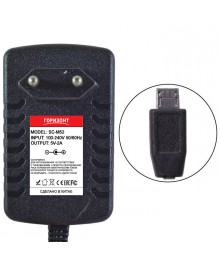 Блок пит сетевой ГОРИЗОНТ SC-M52 (22) 5V2A = 2A (microUSB)USB Блоки питания, зарядки оптом с доставкой по России.