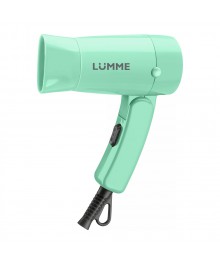 Фен LUMME LU-1056 зелёный нефрит (1200Вт, 2реж, складн ручка, концентр) (10/уп)