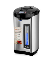 Термопот BRAYER 1097BR, 750 Вт, 5,5 л, 3 спос.подач.воды, LCD-дисп, поддерж.темпер,блокировка