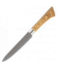 Нож Mallony FORESTA универсальный 12,6 см с пластиковой рукояткой под дерево оптом. Набор кухонных ножей в Новосибирске оптом. Кухонные ножи в Новосибирске большой ассортимент