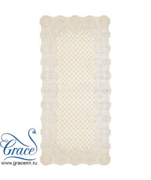 Салфетка Grace Лейс 40х84 ПЕРЛАМУТР  LO-0905PU (12)