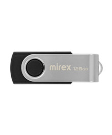 USB2.0 FlashDrives128Gb MIREX SWIVEL BLACK