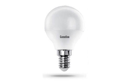 Эл. лампа светодиодная Camelion LED-G45- 8W-/830/E14(Шар 8Вт 220В, аналог 75Вт) уп.1/10/100