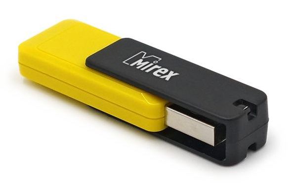 USB2.0 FlashDrives16Gb Mirex CITY YELLOW