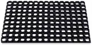 Коврик SUNSTEP резиновый диэлектрический 50x50 см, чёрный