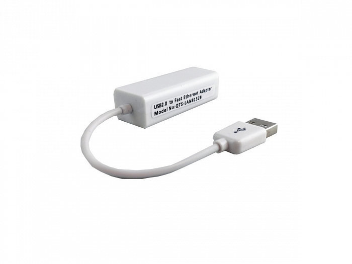 USB-LAN Адаптер (чип 9700), для ресиверов (для подключения приставок к локальной сети по кабелю)