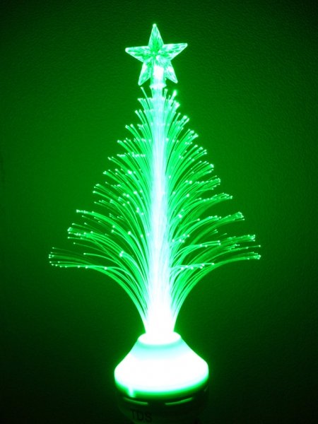Лампа - Ёлка LED Огонёк LD-114 зелёная (E27)