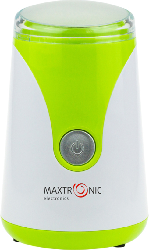Кофемолка MAXTRONIC MAX-831 бел+зелён (180Вт, вместимость 50 г) /12
