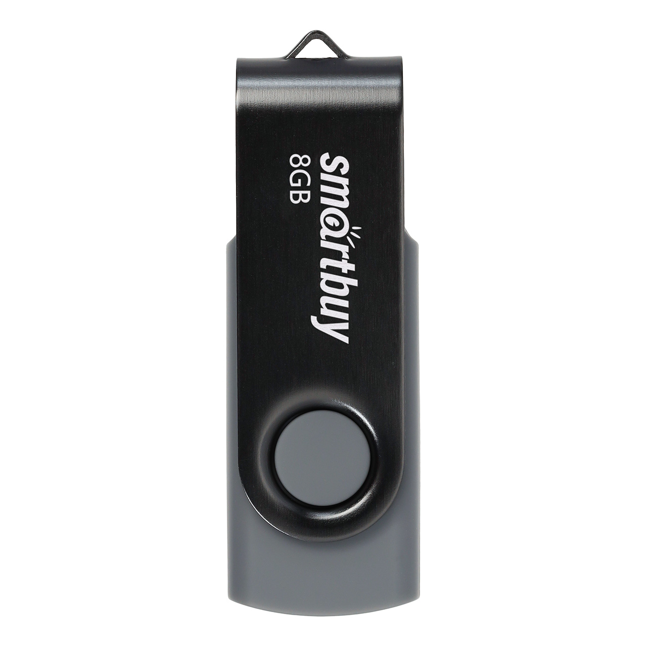 USB2.0 FlashDrives 8Gb Smart Buy  Twist Black (SB008GB2TWK)