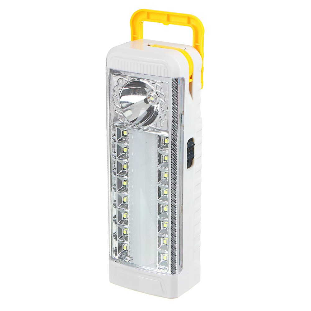 Фонарь ЕРМАК -светильник (16+12) + 0,5 Вт LED, 4xAA / шнур 220В, пластик, 20,5x7 см