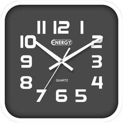 Часы настенные кварцевые ENERGY ЕС-09 квадратные