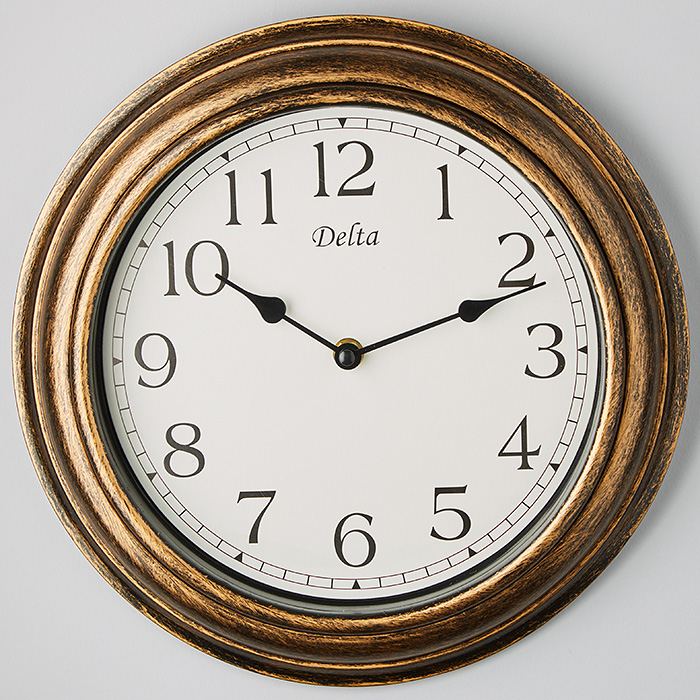 Часы настенные DELTA DT5-0007  30,1*30,1*4,5см (10)