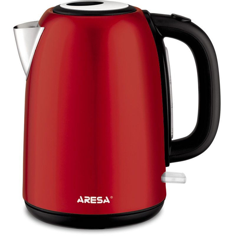 Чайник  ARESA AR-3446 нерж красн 2кВт, 1,7л